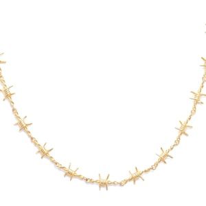 The Barb Wire Choker Danielle Guizio X The M Jewelers Exclusive - Gold Vermeil